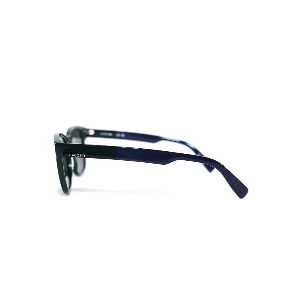 Lacoste Rounded Square Men's Sunglasses – Deep Jade Green / Grey Lenses – NWT